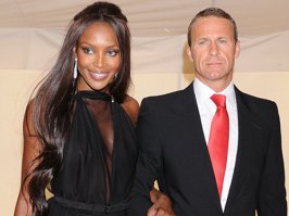 Наоми Кэмпбелл с ее российским другом миллионером Владимиром Доронином