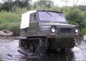 Умилила надпись на ЛУАЗе-"ПУШОК"