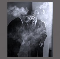 А у нас всё время накурено на лесенке.