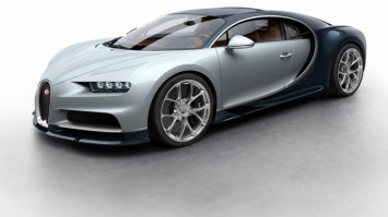 Выгрузка нового Bugatti Chiron в Монако