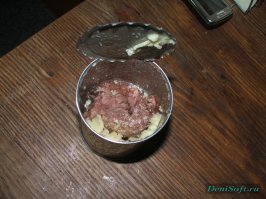 Эпично было, когда открыли кашу гречневую с мясом тушёным, а там один тушняк ))