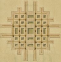 Да не столько стены нужны, сколько масса стен и грунта, засыпанного между стенами (возможно что это был не просто грунт, а именно камень, так как у него объёмный вес выше. Кстати стены там выполняют роль контрфорсов, исключая разрушение при изменении геометрии грунта. На рисунке явно видно что это система стен, которые перевязаны между собой. А элементы деревянной временной конструкции расположены по этим стенам.
45 лет=1885-1836-4. 4 года - это подготовительный, монтажный, демонтажный периоды и период вертикальной планировки с благоустройством. Колонна была открыта в 1885 году. Естественно это умозрительная цифра. Возможно всё было гораздо быстрее с точки зрения не основного периода.
"Однажды, служащие царя доложили ему сумму расходов по утилизации строительного мусора, после постройки очередного дворца. Сумма оказалась не маленькой и была сопоставима чуть ли не со стоимостью самого строительства. Петр I был шокирован таким известием, что побудило его известить простых жителей о его решении, что каждый кто пожелает может забрать всё, что им угодно и совершенно бесплатно. На свое добродушие царь дал срок – неделя.

Каково же было удивление служащих царя, когда буквально за несколько дней строительная площадка, где был возведен дворец, была полностью очищена."