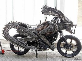 Потрясающие скульптуры из металлолома