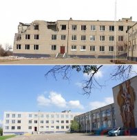 сепары, вы че? ва че делать нечего? вон памятников сколько стоит целых!!!
-------------------------------------
Новосветловка. "Террористы" ЛНР восстановили аграрный лицей