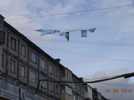 Сушка белья. Петропавловск- Камчатский.