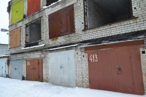 это старая фотка гаражей, вот этой зимой!