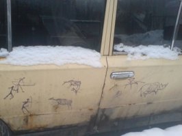Аэрография на машинах