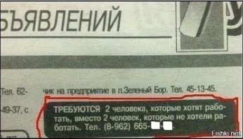 Любой каприз за ваши деньги!