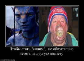 Синий пост