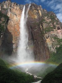 Столовая гора Рорайма и водопад Анхель 979м, Южная Америка