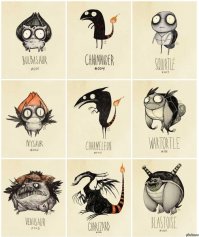 Тим Бертон нарисовал бы покемонов вот такими