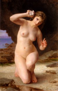 William Bouguereau_Femme AuCoquillage_1885 Large. Женщина с раковиной.