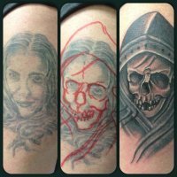 я так понимаю,что если это чей-то портрет,то эта баба умерла...