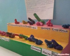 По ходу один и тот же сад, одна и та же группа, та самая воспитательница :)