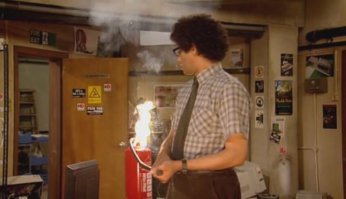 Эта обычная пожарная безалаберность 