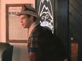 он с другом хотел тетке одной деньги вернуть))