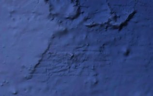 А вот что я нашел по гугл карте на дне океанов.