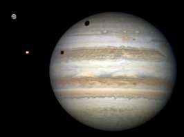 Аффтар!! Видишь чёрные кружочки на Юпитере? Представь себе, оказывается это - полные солнечные затмения!!