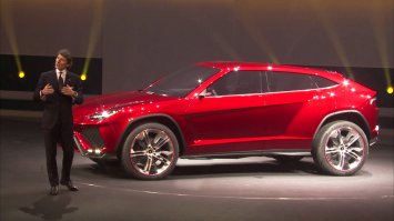 Внедорожник Lamborghini Urus, 4 секунды до 100 км/ч