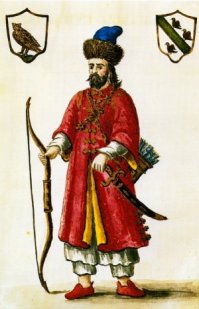 Это что за новодел? Что за узкоглазые ордынцы? 
Вот современники ордынцев рисовали:

Фигура татарина под ногами Генриха II, помещённая на могиле в Бреслау этого князя, убитого в битве с татарами при Лигнице 9 апреля 1241 г. и тд