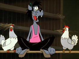 Это провал, - подумал Штирлиц: Лиса застукали в курятнике при попытке кражи курицы