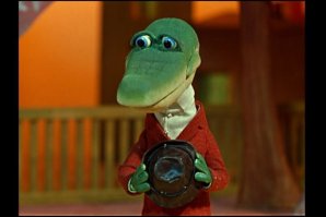 Рептилия напала на антилопу