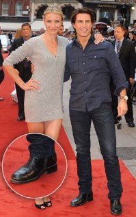 чет не вижу в этих каблуках ничего сверх высокого... обычные полуботинки...