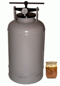 Автоклав предназначен для консервирования мяса, птицы, рыбы, овощей и фруктов
Объем автоклава 30 литров
Рабочее давление: 0,4-0,45 МПа
Температура стерилизации: 110-120 С
Габаритные размеры: 300х650 мм
Вес: 17,5 кг
Цена: - 7500 руб