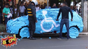 "Инвалид" припарковался