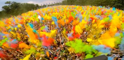 Фестиваль красок в Индии