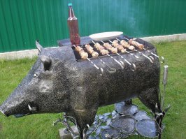 Походный разборный мангал для суровых любителей шашлыка