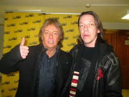 А вот я и Маккаферти и Крисом Норманом