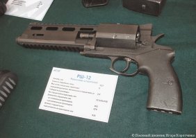 Ага, вот только этот пистолет-лишь маленькая зажигалка рядом с нашим аналогом-РШ 12-Револьвером Штурмовым 12-го (12-го, Карл!) калибра, способного бронебойными, снайперскими, дюплексными и прочими патронами, и предназначенного для полнейшего анигилирования живой силы противника, укрывающегося за современными бронежилетами, стенами средней толщины, легкими бронемашинами, и прочим, что наивные смертные могут по ошибке принять за укрытие против машины смерти, вооруженной этим посланником Ада, сеющим хаос, смерть и разрушения на поле битвы! ))