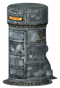 Маленький семейный бункер во дворе заднего дома