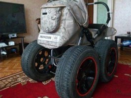 Колёса не по направлению стоят.