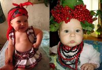 Не надо диктовать, что писать, а что нет:
О НАЦИОНАЛЬНЫХ РАЗНОГЛАСИЯХ - мир не рухнул, не так ли? 

К сожалению много неточностей допущено в отечественных костюмах. Ну и у соседей тоже:

Это национальный костюм, а это



Даже стесняюсь предположить что.

 А эта просто похоже победительница выставки: