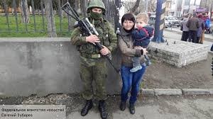 А вот фотки с Крыма ,с Российскими оккупантами)) Укры, есть разница?