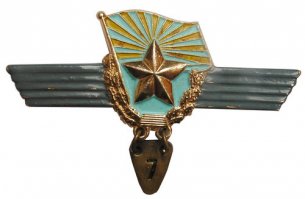 Знак "За выслугу лет" (7 лет для прапорщиков и сверхсрочнослужащих ВВС.