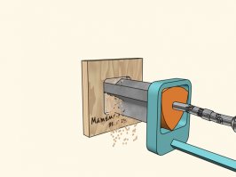 Как и чем сделать квадратное отверстие 
