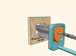 Как и чем сделать квадратное отверстие 