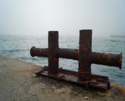 Причал. Феодосия. Был заброшен до 2014 года.