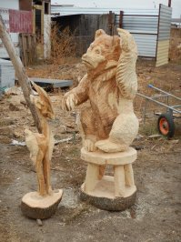 Ну вот! Схема работает! Про полчаса - я для новичков написал. А так - 12 резов, чего там?  
НУ а вы - кроме шуток - шагайте дальше:) Изначально я на такую форму наскочил, когда делал мишку из сказки "Кто сидел на моем стуле и сломал его?! Вам надо теперь мишек осваивать