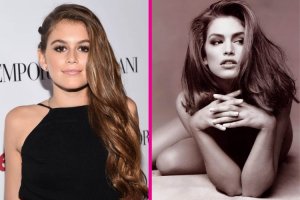 Кайя Гербер и Синди Кроуфорд