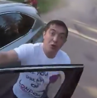 Пьяный водитель напал на эндуриста