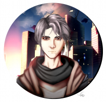 Знакомая девочка рисует. Разница в 2 года, ей сейчас 18 лет.