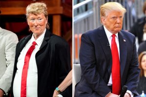 И да, прикалывается на Трампом )
