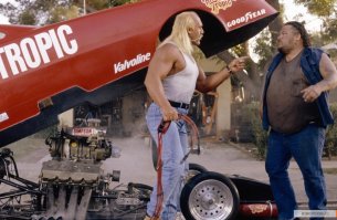 В этом фильме кажется его и увидел первый раз.

«Коммандо из пригорода» — кинофильм 1991 года с участием известного рестлера Халка Хогана, фантастическая комедия. Фильм известен также под названием «Городской коммандо».