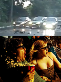 Столкновение на перекрестке в Нижнем Новгороде