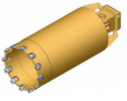 Очень похоже на работу колонкового бура.