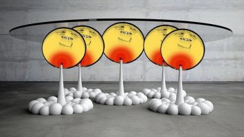 Родом из детства: ракетный кофейный столик